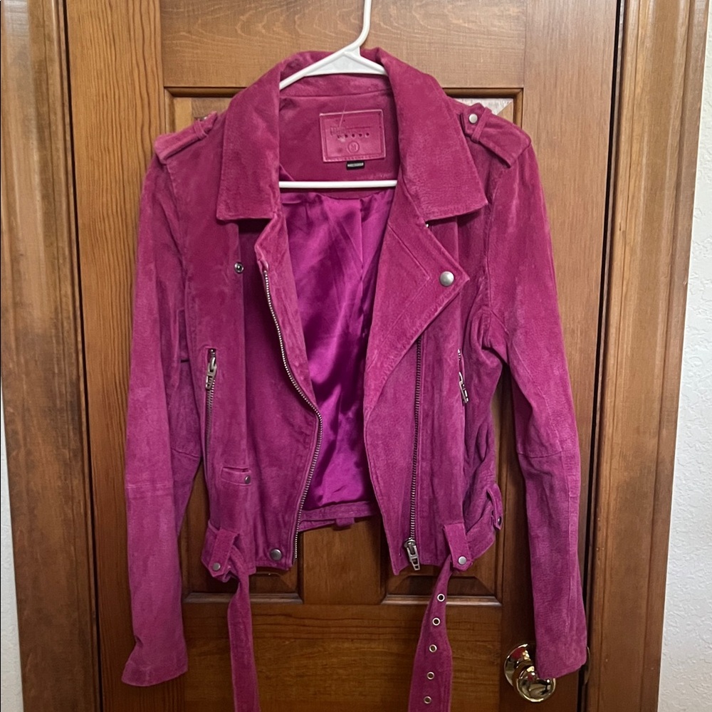 BLANKNYC suede moto